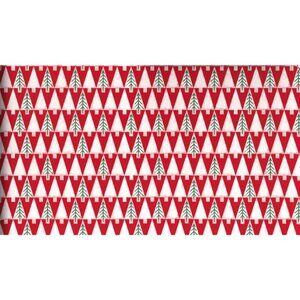 Hallmark Wrapping Paper Christmas Triangle Trees 22.5 sq ft Roll Holiday Gift